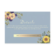 Détails du Mariage botanique fleur sauvage
