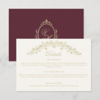 Détails Élégants de Mariage d'Ère Régence