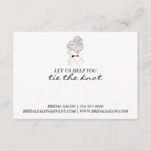 Carte D'accompagnement Détenteur de Élastique à cheveux Mariage promotion