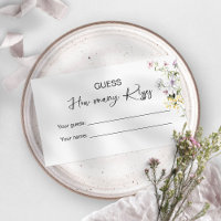 Devinez combien de baisers Jeu de mariage
