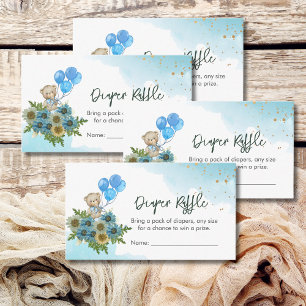 Carte D'accompagnement Diaper Raffle Jeu Nous Pouvons Attendre Rapidement