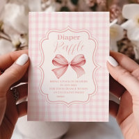 Diappeur de Baby shower de chèvre rose
