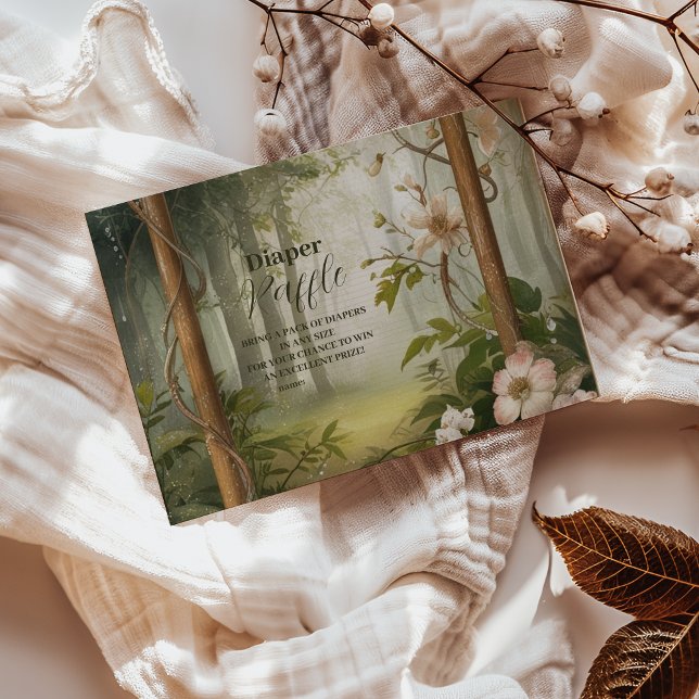 Carte D'accompagnement Diappeur de rayonnages de forêt rustique (Créateur téléchargé)