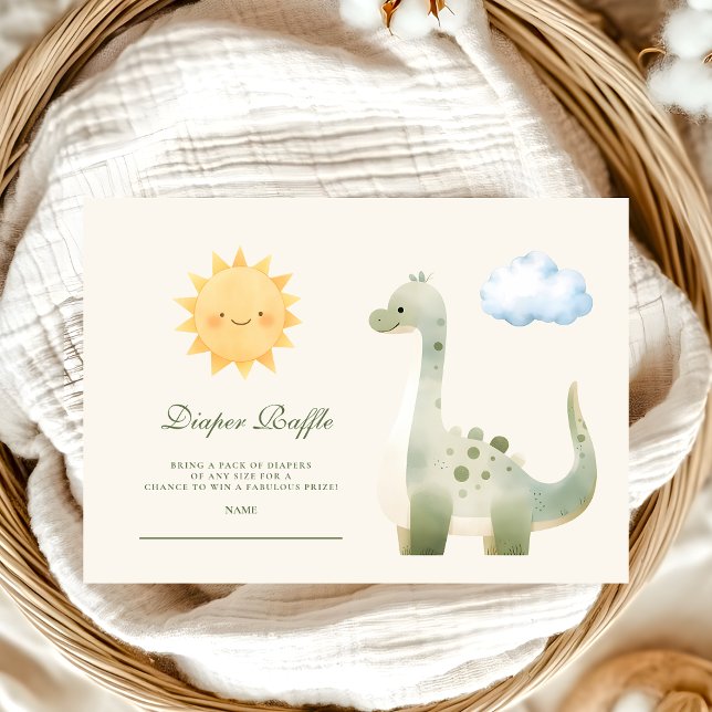 Carte D'accompagnement Dinosaure Hatching Bientôt Baby shower Diapper Raf (Créateur téléchargé)