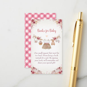 Carte D'accompagnement Douce petite citrouille Baby Shower d'automne