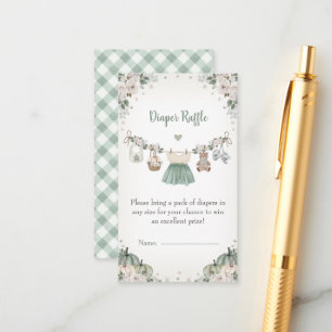 Carte D'accompagnement Douce petite citrouille Fête prénatale de bébé d'a