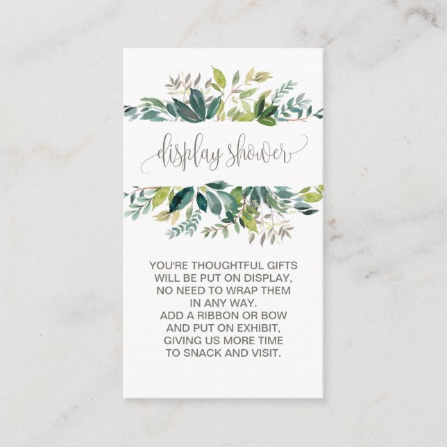 Carte D'accompagnement Douche d'écran de montage (Devant)