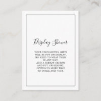 Douche écran minimaliste