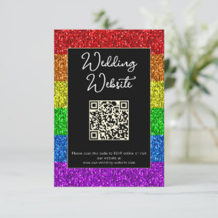 Carte D'accompagnement Drapeau LGBT arc-en-ciel scintille gay lesbienne m