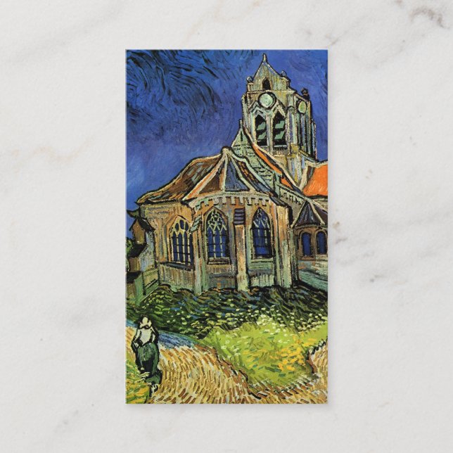 Carte D'accompagnement Eglise d'Auvers par Vincent van Gogh Mariage (Devant)