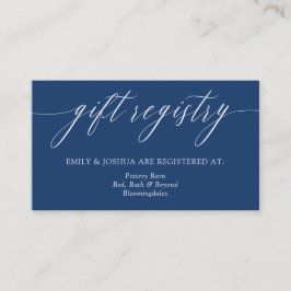Carte D'accompagnement Élégant boîtier de registre cadeau de calligraphie
