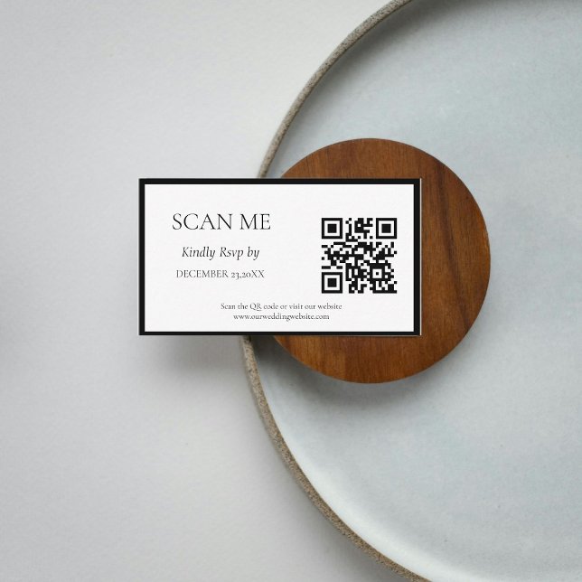 Carte D'accompagnement Élégant & Chic mariage monogramme de crête botaniq (Créateur téléchargé)