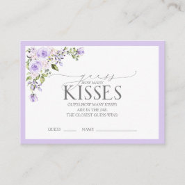 Carte D'accompagnement Élégant Lavender Lavender Fête des mariées Florale