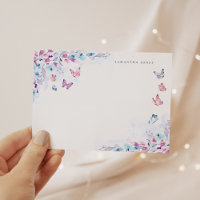 Élégant Papillons Aquarelle Simple