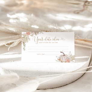 Carte D'accompagnement Elégante automne Date nuit idées. Boîtier de jonct