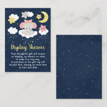 Eléphant rose et Baby shower d'affichage de la mar