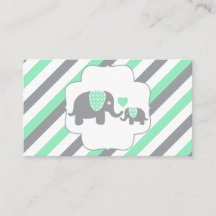 Eléphants Gris, Vert et Blanc Livre Raffin