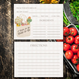 Carte D'accompagnement Elle est fraîche de la Fête des mariées du marché