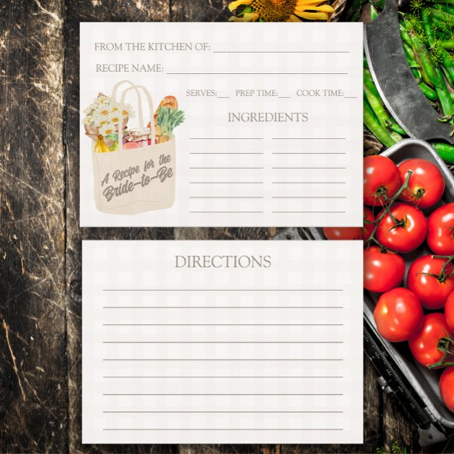 Carte D'accompagnement Elle est fraîche de la Fête des mariées du marché  (Créateur téléchargé)