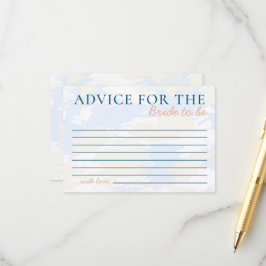 Carte D'accompagnement Elle est sur Cloud 9 Conseils pour la Fête des mar