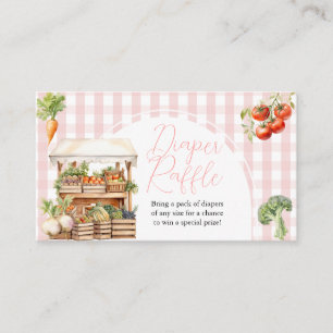 Carte D'accompagnement En vichy De Raffle De Fruits Fruits Cultivés Local