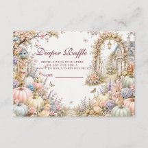 Enchanted Pastel Pumpkin Diaper Raffle