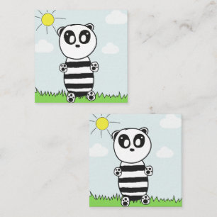 Carte D'accompagnement Enfants Panda