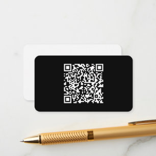 Carte D'accompagnement Entrer l'URL et créer un code QR numérisable   Bla