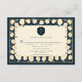 Carte D'accompagnement Epée & Bouclier Imaginaire médiéval Mariage RSVP B