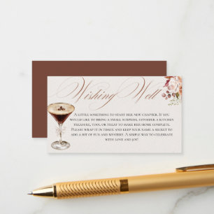Carte D'accompagnement Espresso A Tini Un Peu Plus Près Souhaiter Enceint
