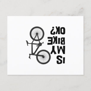 Carte D'accompagnement Est Mon Vélo OK Funny VTT
