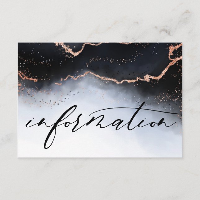 Carte D'accompagnement Ethereal Mist Ombre Marine Moody Information Maria (Devant)