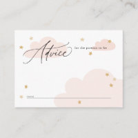 Etoiles et nuages Baby shower rose Conseils