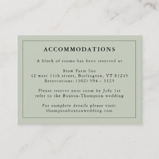 Carte D'accompagnement Eucalyptus Green Hotel Informations sur l'hébergem