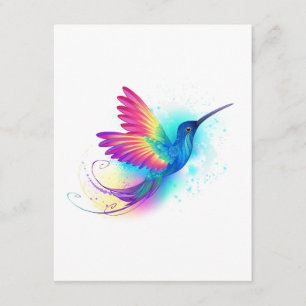 Carte D'accompagnement Exotic Rainbow Hummingbird