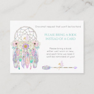 Carte D'accompagnement Fairy Dream Catcher Baby shower Demande de réserva
