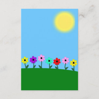 Carte D'accompagnement Faisceaux colorés