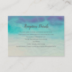 Carte D'accompagnement Faith Hope Love Mariage aquarelle