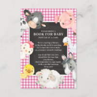 Farm Animaux Book for Baby Encape Card