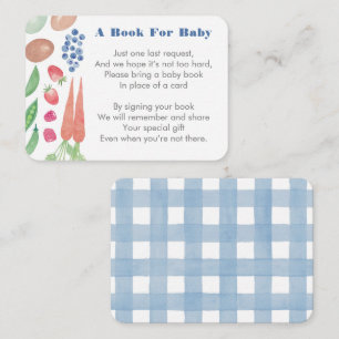 Carte D'accompagnement Farmers Market Baby Boy Douche Demande de réservat