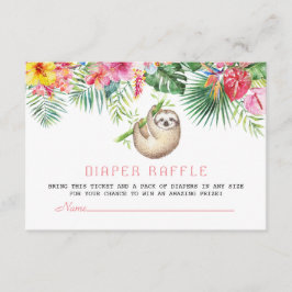 Carte D'accompagnement Fentes Tropicales Fleurs Tropicales Fentes Frame D