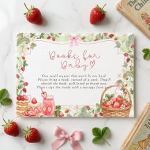 Fête bébé douce fraise à ruban rose