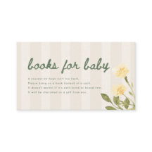 Fête bébé moderne avec calligraphie florale "Livre