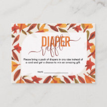 Fête de Bébé Feuilles d'Automne Aquarelle Tirage a