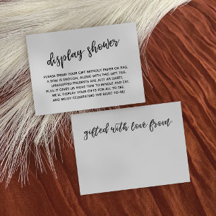 Carte D'accompagnement Fête des mariées d'affichage de script décontracté