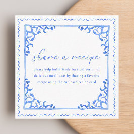 Carte D'accompagnement Fête des mariées de demande de recette de partage