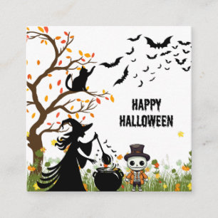 Carte D'accompagnement Fête d'Halloween