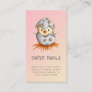 Carte D'accompagnement Fête Élégante Rose Nid d'Oiseau Baby Shower Tirage