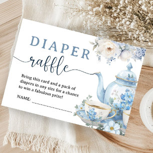 Carte D'accompagnement Fête pour deux Baby Shower Garçon Bleu Tirage au s