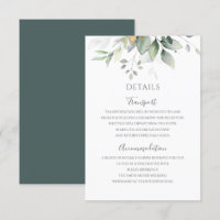 Feuillage d'eucalyptus doré Élégant Mariage